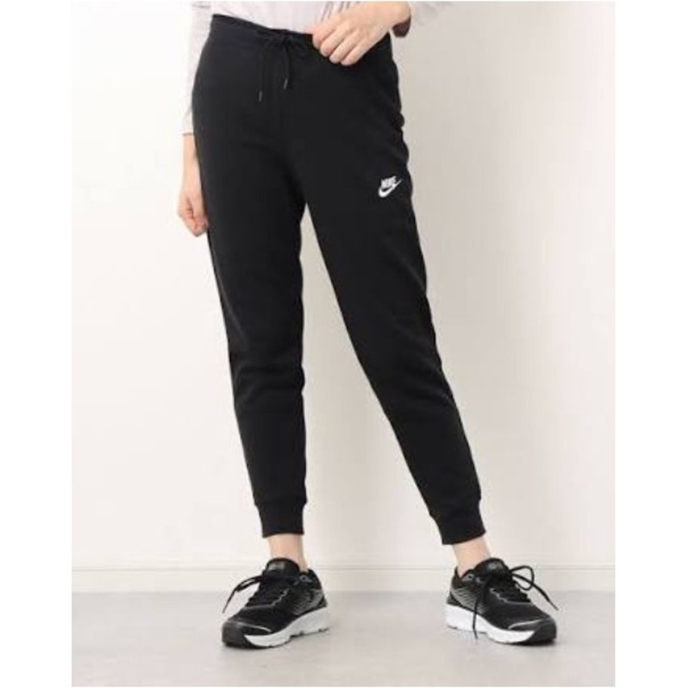 Nike Women's Black White Essential Fleece Tight Pants Size M NWT